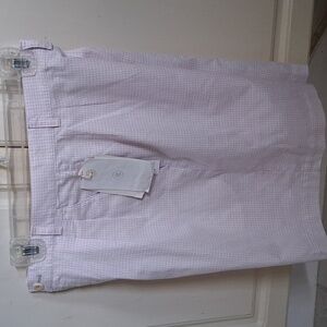 Liz Clairborne Pink Gingham Lightweight Shorts Relaxed Fit
